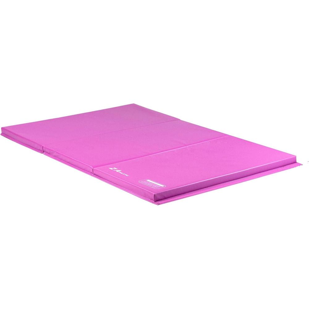 image:imageZ Athletic Folding Mat for Gymnastics Tumbling Cheerleading and More 4 Ft x 6 Ft x 2 InPink