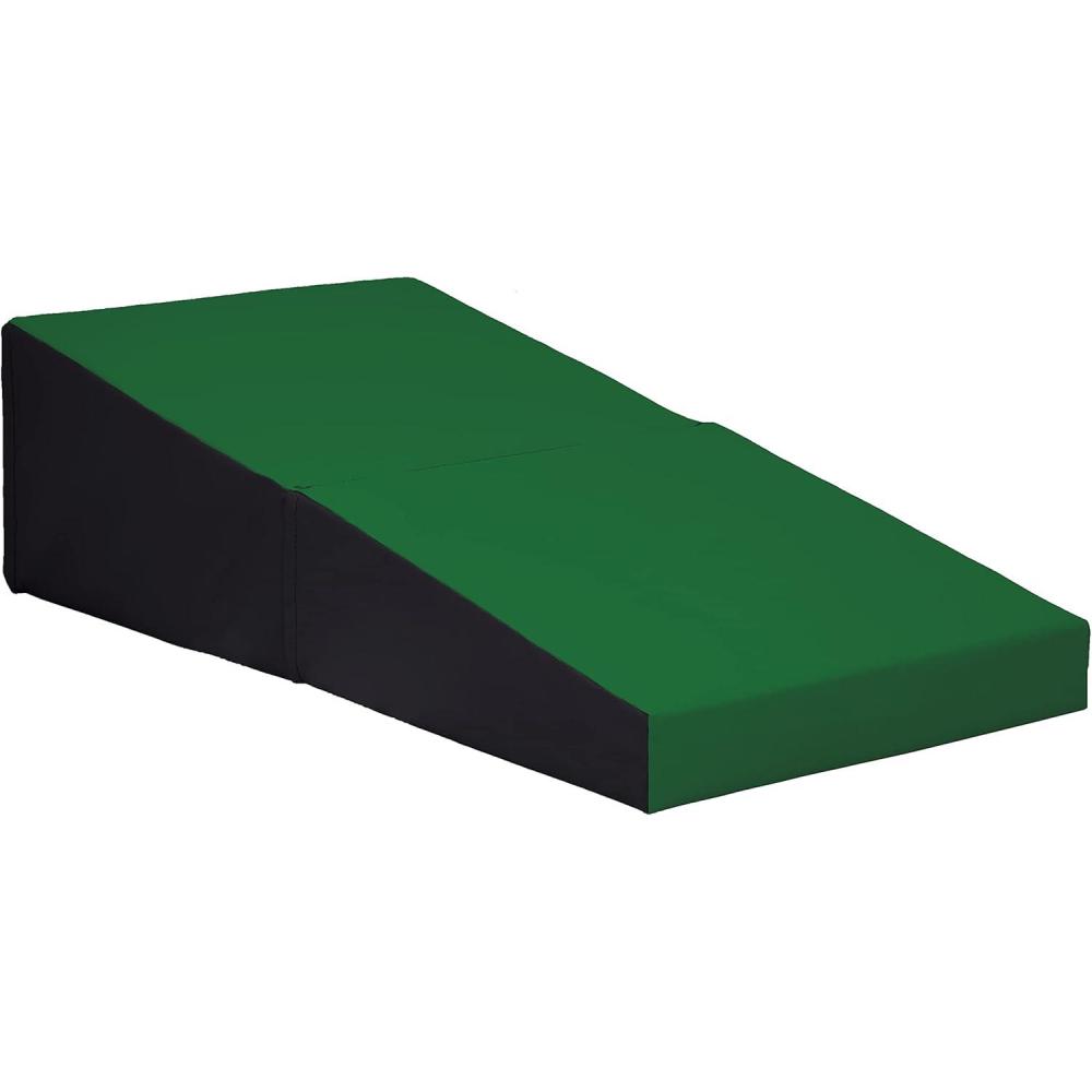 image:imageZ Athletic Junior Wedge Mat for Gymnastics and CheerleadingBlack and Green