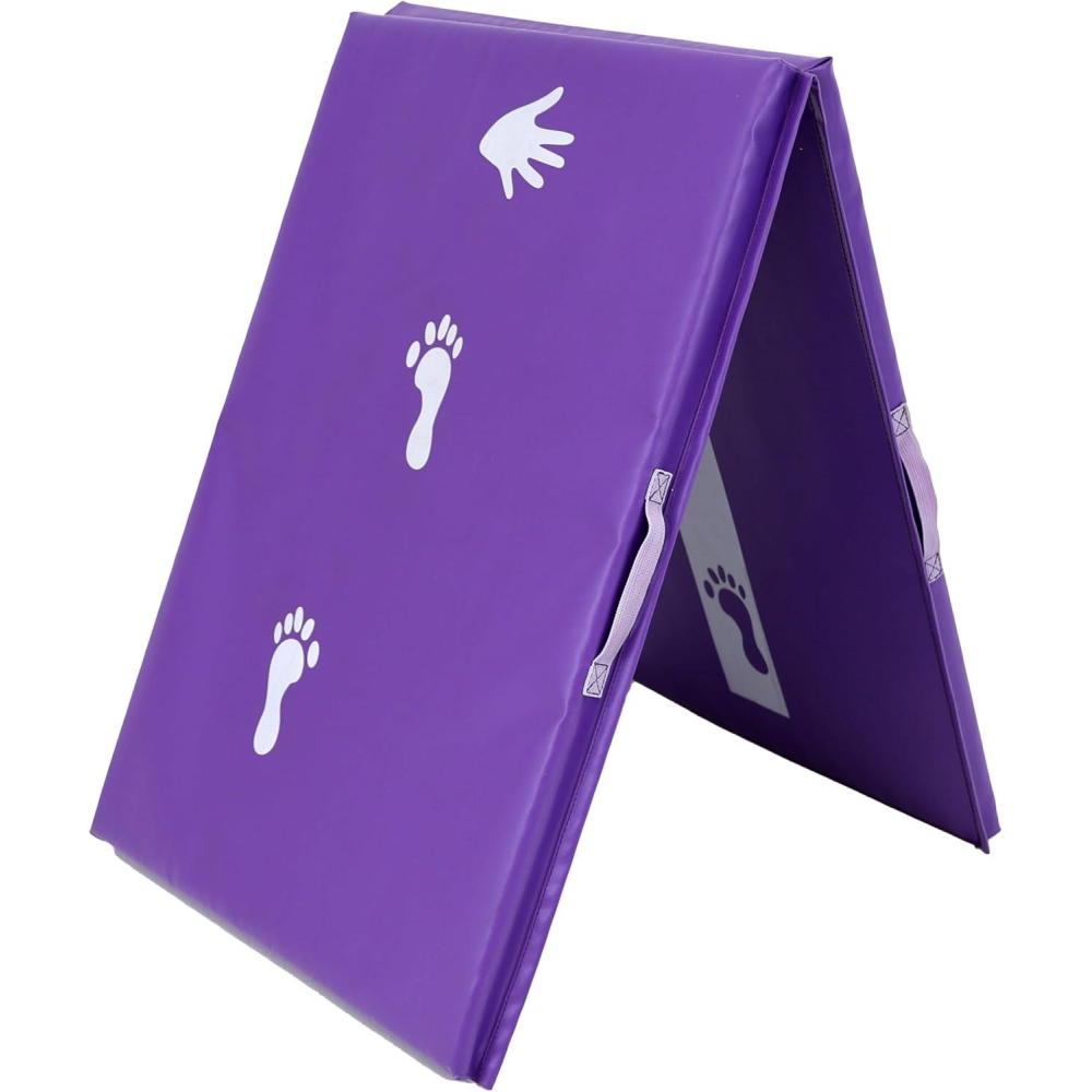 image:imageZ Athletic Kids Balance Beam and Cartwheel Trainer Folding Mat for Gymnastics and Tumbling