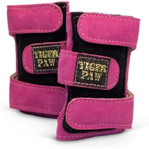 Tiger Paw Authentic Gymnastics Wrist Supports (Sold in Pairs) – Original Competition-Grade Gymnastics Wrist Guards, Wrist Support Braces, Adjustable, Made in USA Hand Wraps(Fuchsia)