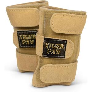Tiger Paw Authentic Gymnastics Wrist Supports (Sold in Pairs) – Original Competition-Grade Gymnastics Wrist Guards, Wrist Support Braces, Adjustable, Made in USA Hand Wraps(Sand)