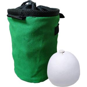 Z ATHLETIC Chalk & Bag Combo for Gymnastics, Climbing, and Weight Lifting (2oz, Multiple Colors)(Green)