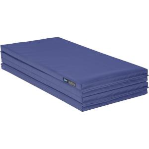 Z Athletic Folding Mat for Gymnastics, Tumbling, Cheerleading, and More, 4 Ft x 8 Ft x 2 In(Blue)