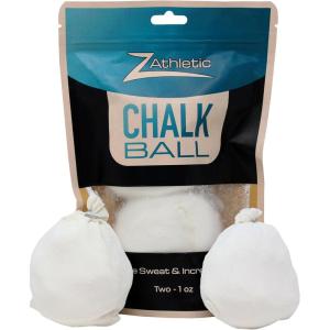 Z Athletic Gym Chalk Ball for Rock Climbing, Gymnastics, and Weightlifting(1oz Chalk Ball (2 Count))