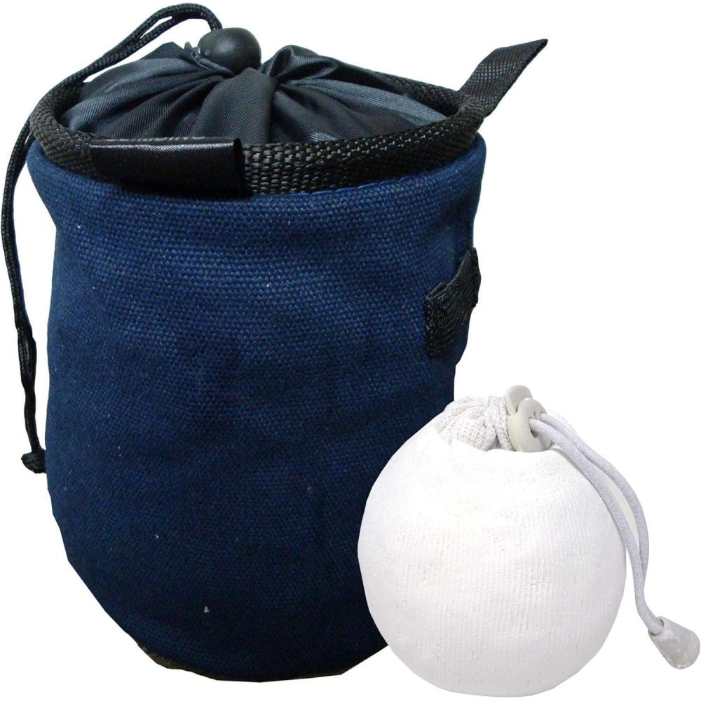image:imageZ ATHLETIC Chalk amp Bag Combo for Gymnastics Climbing and Weight Lifting Refillable Multiple ColorsDark Blue