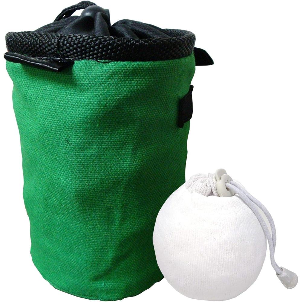 image:imageZ ATHLETIC Chalk amp Bag Combo for Gymnastics Climbing and Weight Lifting Refillable Multiple ColorsGreen
