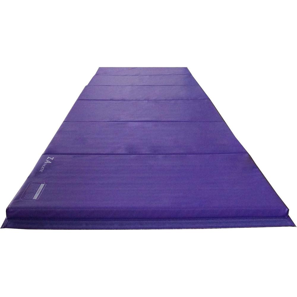 image:imageZAthletic Folding Panel Mats for Gymnastics Martial Arts Tumbling 4ft x 10ft x 2in Blue
