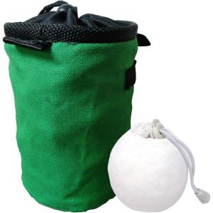 Z ATHLETIC Chalk & Bag Combo for Gymnastics, Climbing, and Weight Lifting (Refillable, Multiple Colors)(Green)