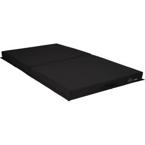 Z Athletic Open Cell Landing Folding Mat for Gymnastics, Tumbling, Cheerleading, Martial Arts, and More, 6 Ft x 3 Ft x 4 In(Black-3)